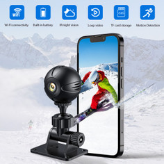 Mini Wifi Wireless Security Camera IR Night Vision Monitoring Remote Monitor Video Surveillance Smart Home Outdoor Sports Aerial Camera product